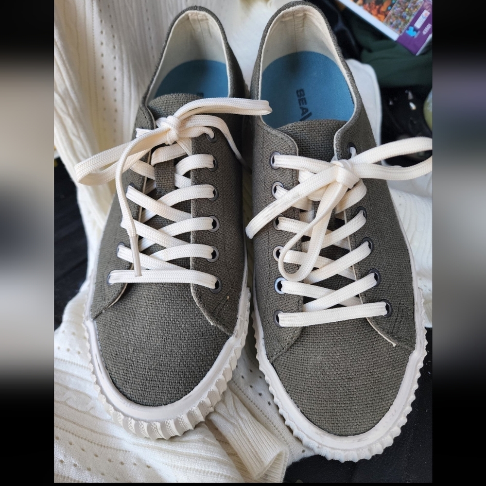 Olive green SeaVees women sneakers 7